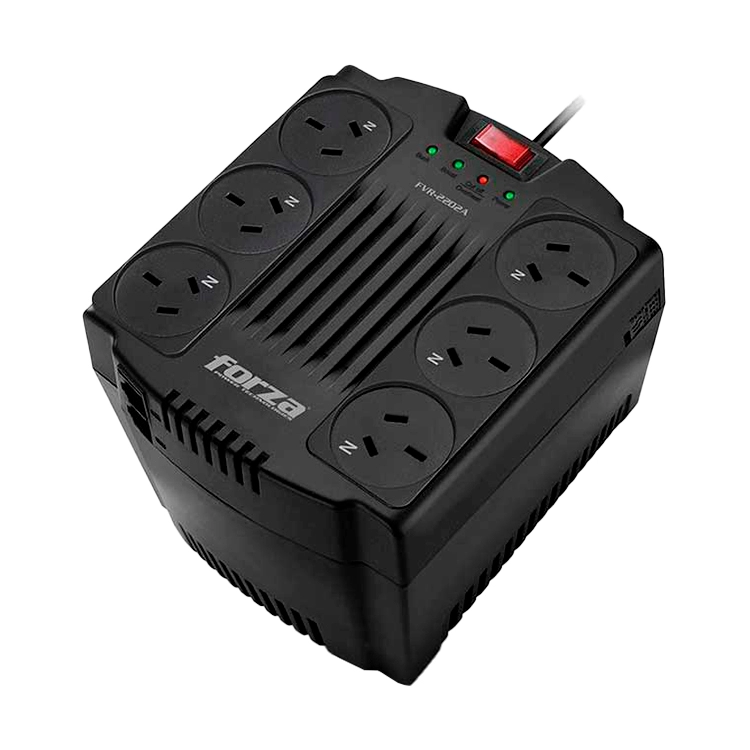 Estabilizador Forza FVR-2202A REG 2200VA-1100W Art.FVR-2202A -48347
